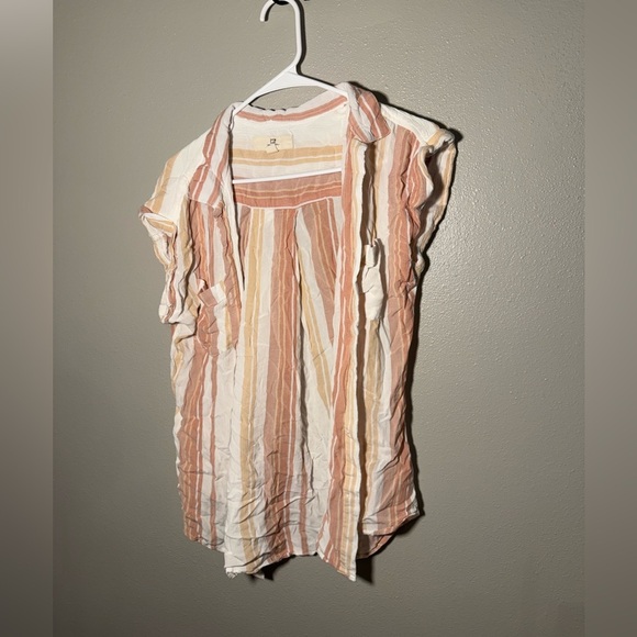 Thread & Supply striped linen button-up shirt - Picture 1 of 8